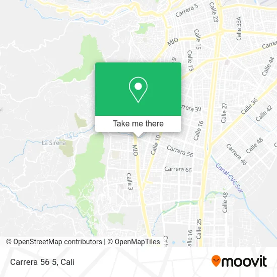 Carrera 56 5 map
