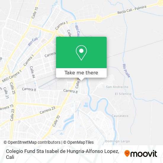 Colegio Fund Sta Isabel de Hungria-Alfonso Lopez map