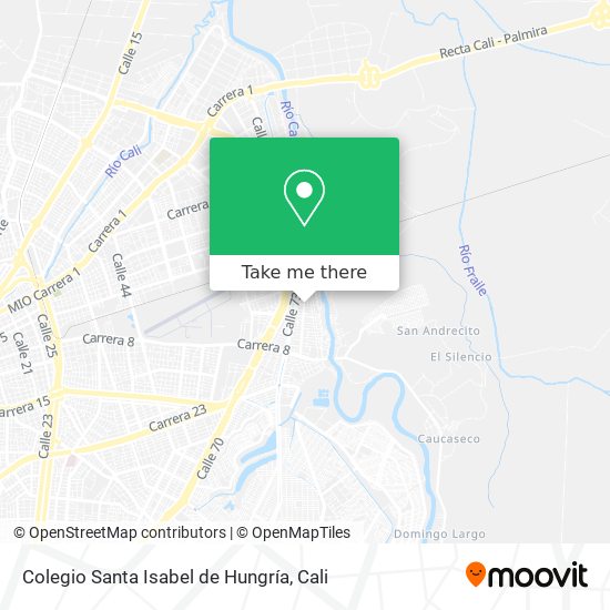 Colegio Santa Isabel de Hungría map