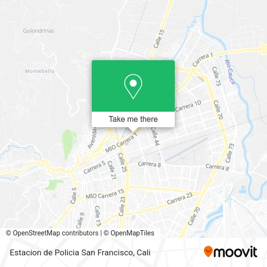Estacion de Policia San Francisco map