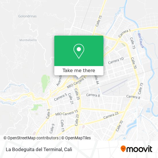 Mapa de La Bodeguita del Terminal
