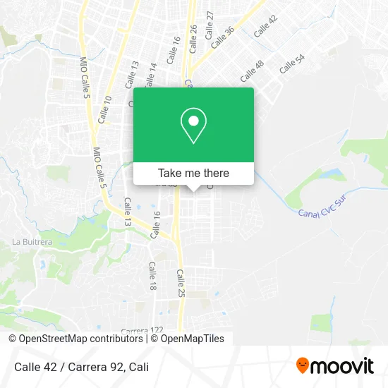 Calle 42 / Carrera 92 map