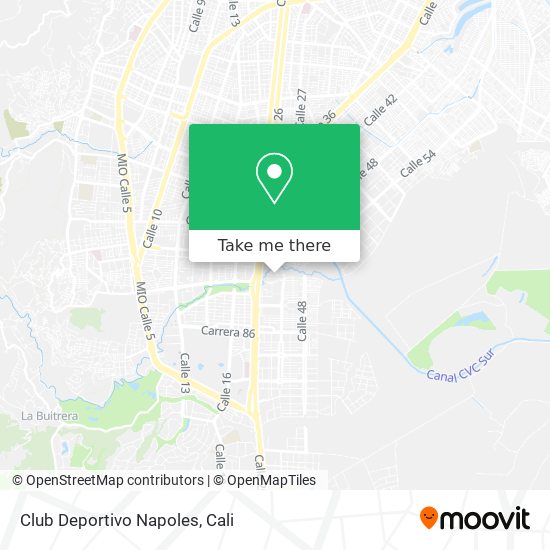 Club Deportivo Napoles map