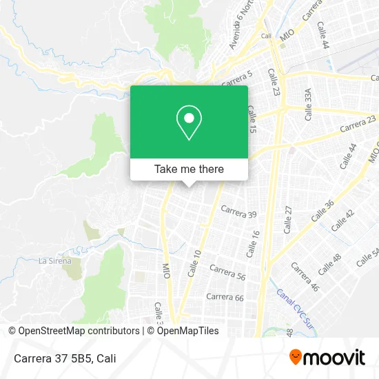 Carrera 37 5B5 map