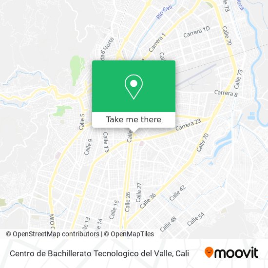 Centro de Bachillerato Tecnologico del Valle map