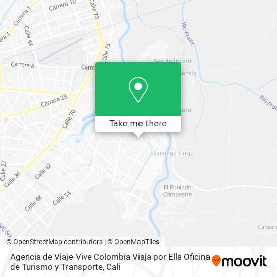 Mapa de Agencia de Viaje-Vive Colombia Viaja por Ella Oficina de Turismo y Transporte