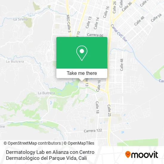 Dermatology Lab en Alianza con Centro Dermatológico del Parque Vida map