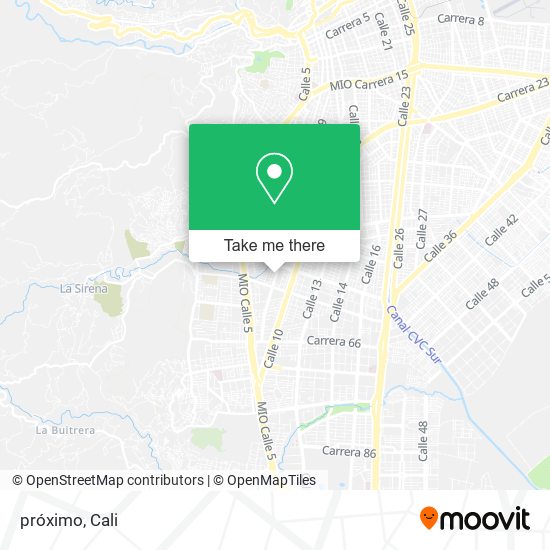 Mapa de próximo