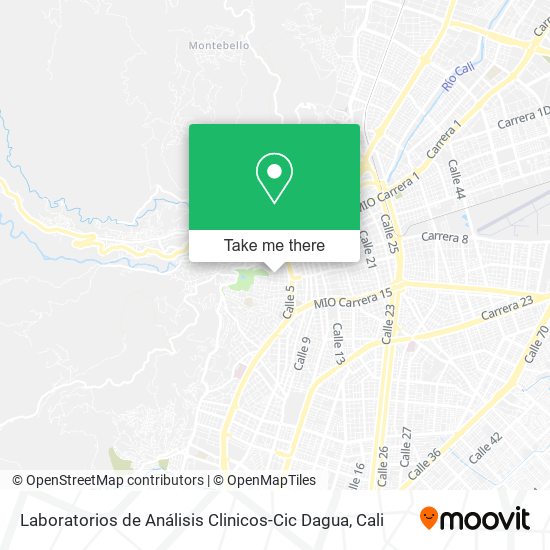 Laboratorios de Análisis Clinicos-Cic Dagua map