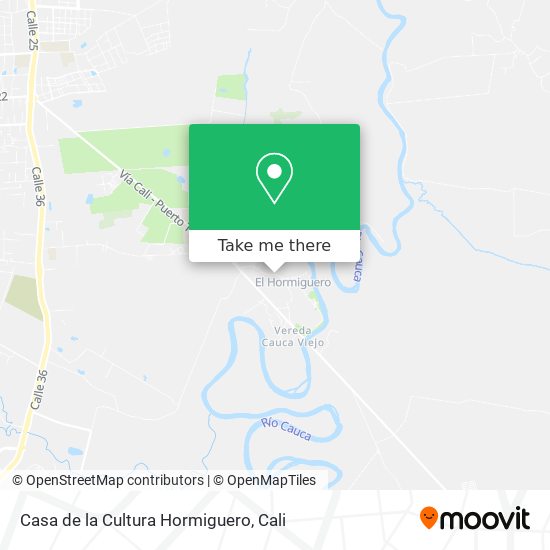 Casa de la Cultura Hormiguero map