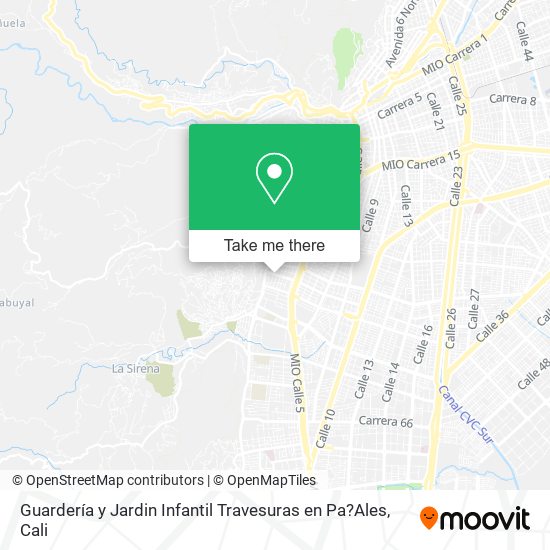 Guardería y Jardin Infantil Travesuras en Pa?Ales map