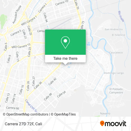 Mapa de Carrera 27D 72F