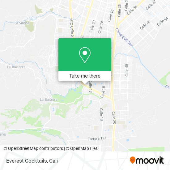 Mapa de Everest Cocktails