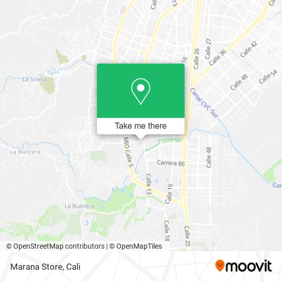 Marana Store map