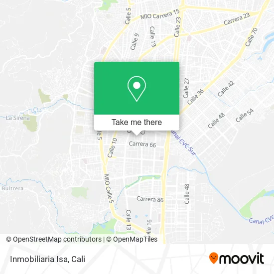 Inmobiliaria Isa map