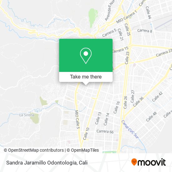 Mapa de Sandra Jaramillo Odontología
