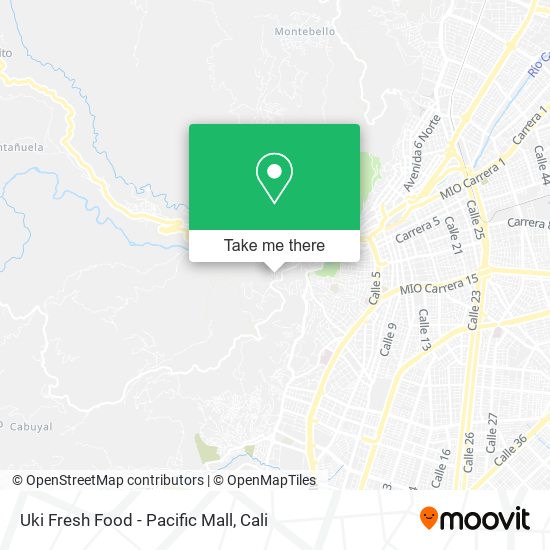 Mapa de Uki Fresh Food - Pacific Mall