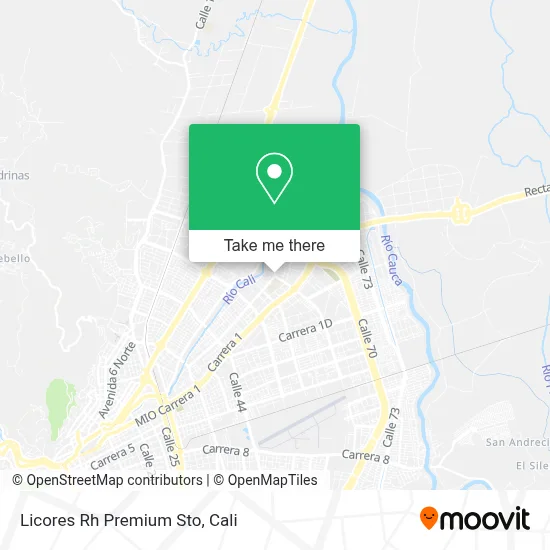 Licores Rh Premium Sto map