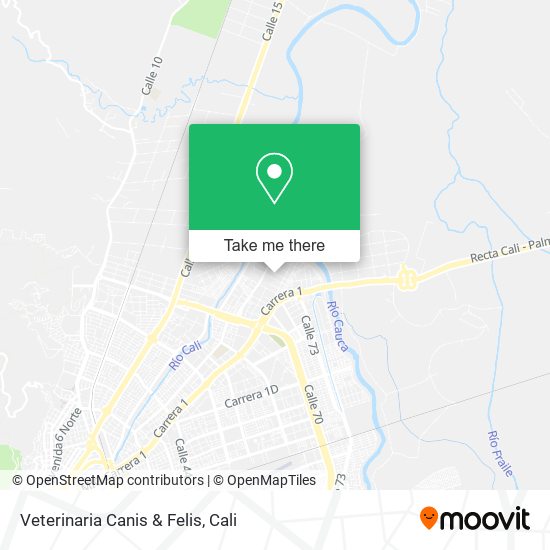 Mapa de Veterinaria Canis & Felis