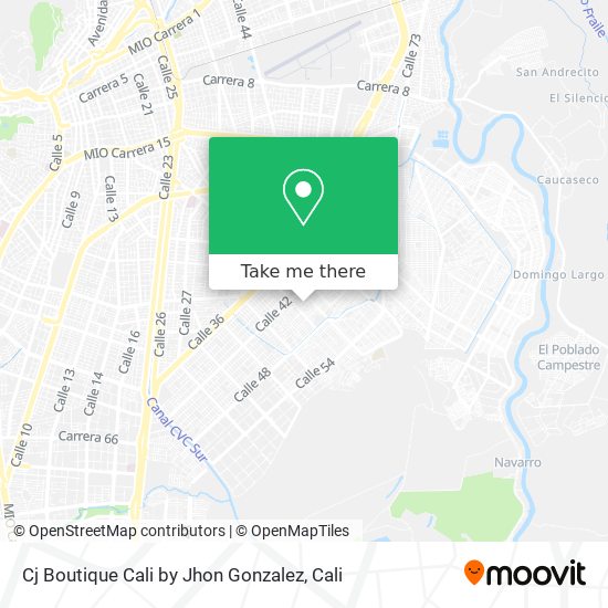 Cj Boutique Cali by Jhon Gonzalez map