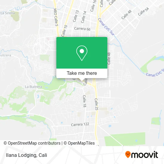 Ilana Lodging map