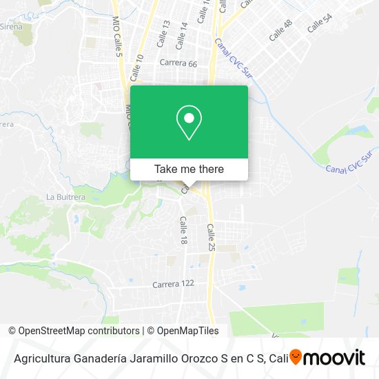 Agricultura Ganadería Jaramillo Orozco S en C S map