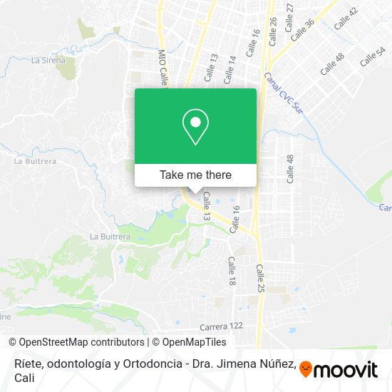 Ríete, odontología y Ortodoncia - Dra. Jimena Núñez map