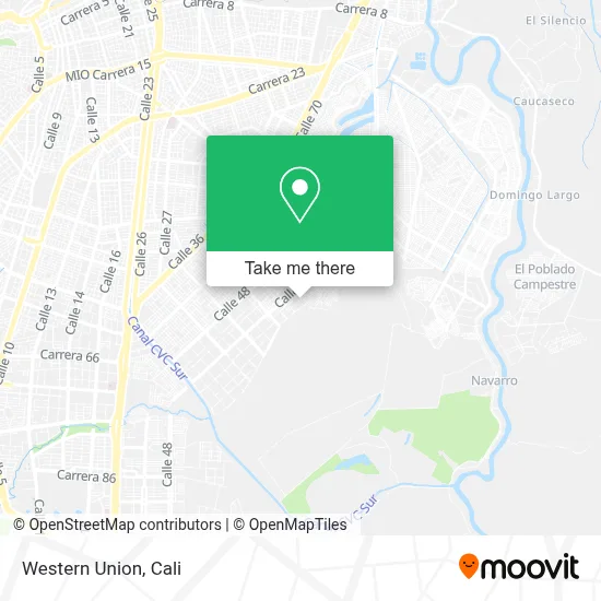 Western Union map