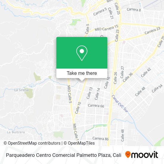 Mapa de Parqueadero Centro Comercial Palmetto Plaza