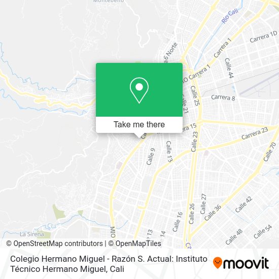 Colegio Hermano Miguel - Razón S. Actual: Instituto Técnico Hermano Miguel map
