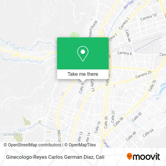 Ginecologo-Reyes Carlos German Díaz map