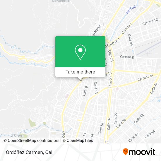 Ordóñez Carmen map