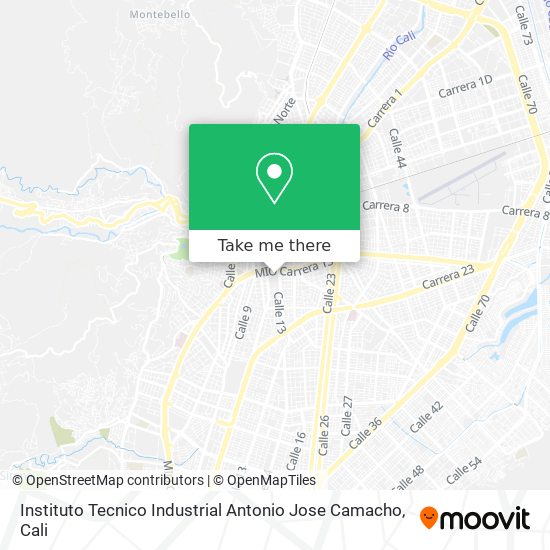 Instituto Tecnico Industrial Antonio Jose Camacho map