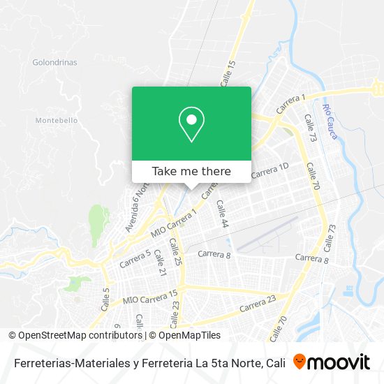 Ferreterias-Materiales y Ferreteria La 5ta Norte map