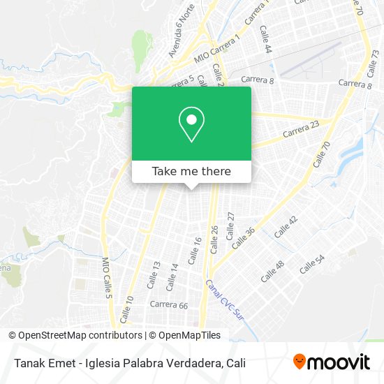 Mapa de Tanak Emet - Iglesia Palabra Verdadera