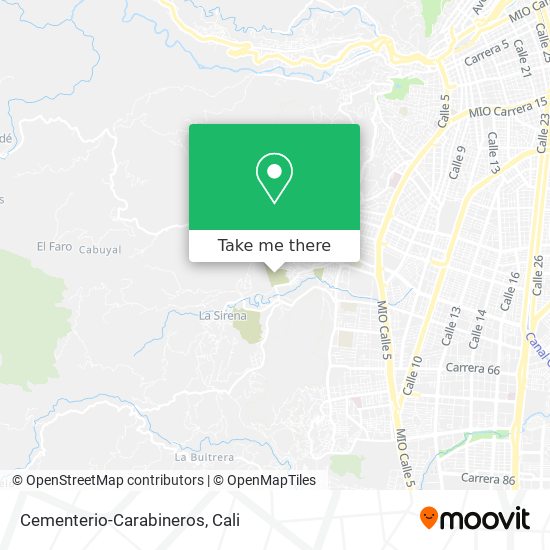 Mapa de Cementerio-Carabineros