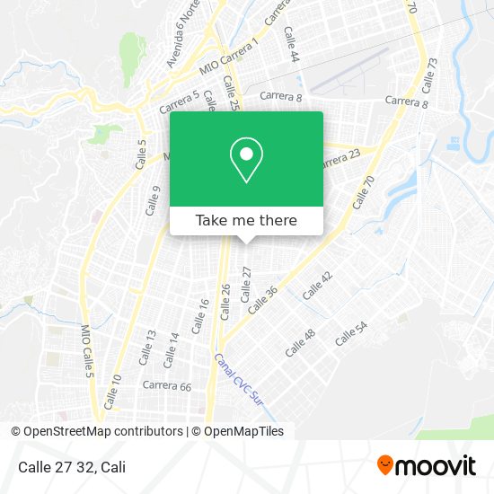 Calle 27 32 map