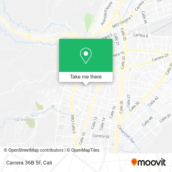 Mapa de Carrera 36B 5F