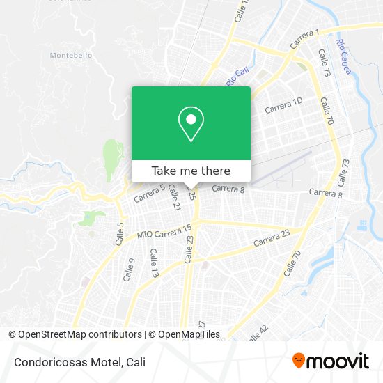 Condoricosas Motel map