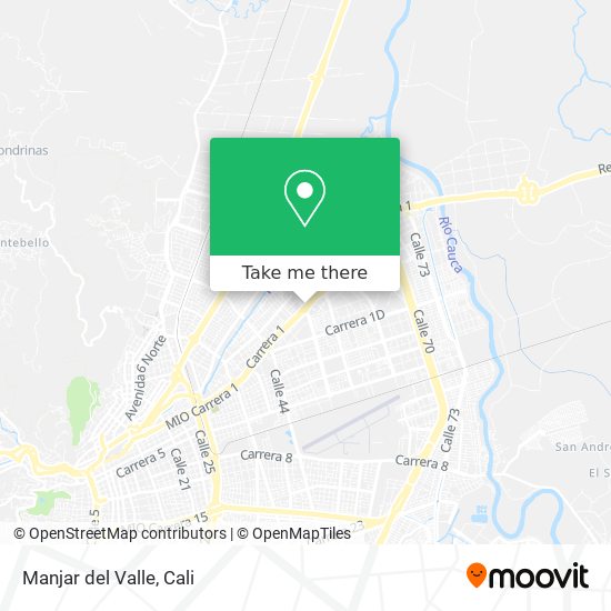 Mapa de Manjar del Valle