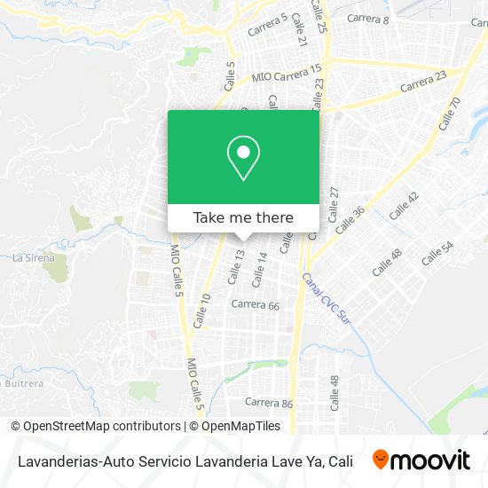 Mapa de Lavanderias-Auto Servicio Lavanderia Lave Ya