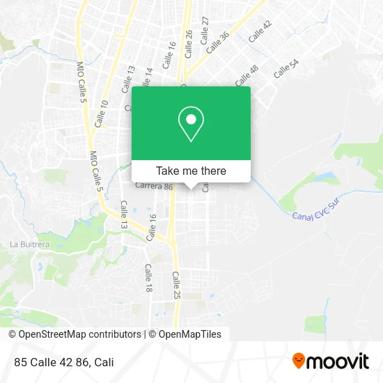 Mapa de 85 Calle 42 86