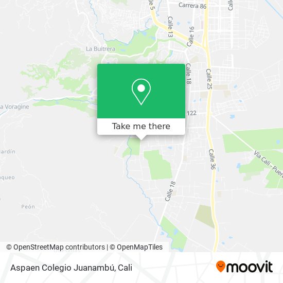 Mapa de Aspaen Colegio Juanambú