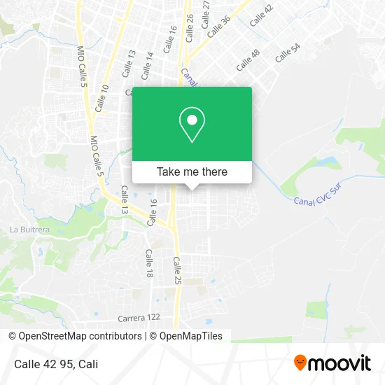 Calle 42 95 map