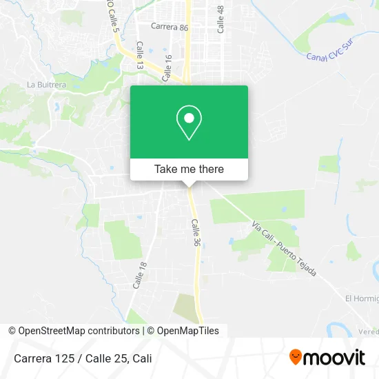 Carrera 125 / Calle 25 map