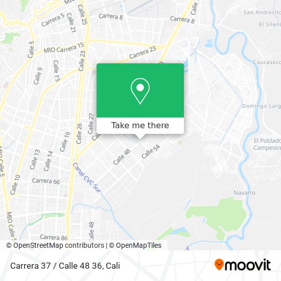 Mapa de Carrera 37 / Calle 48 36
