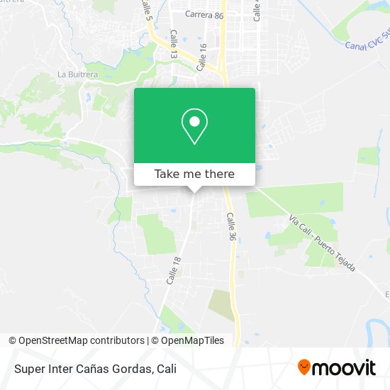 Super Inter Cañas Gordas map