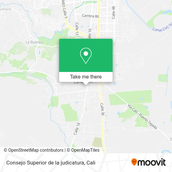 Consejo Superior de la judicatura map