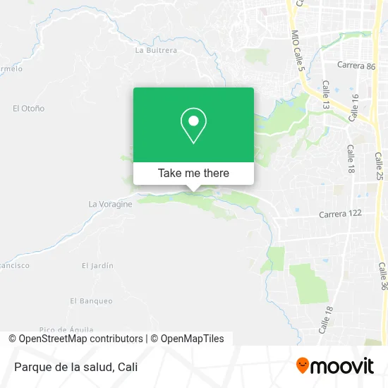 Parque de la salud map