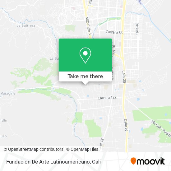 Mapa de Fundación De Arte Latinoamericano